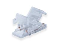 Connettore rapido lineare L/T striscia Led COB Free Cut 12-24V 8mm monocolore 2 pin per cavo IP20 M LEDME