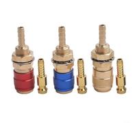 Connettore rapido per gas e acqua con diametro interno di 6 mm per connessioni efficienti in applicazioni di saldatura