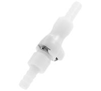 Connettore Rapido per Linea Birra in Plastica 1/4 Pollice | Barb Diritto a Passaggio Continuo, Bianco, per Tubi Plastici Standard e Impianti Homebrew in Spazi Stretti