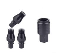 Connettore rapido per trapano ad acqua con percorso di raffreddamento integrato, adattatore in lega a sgancio rapido per punte da trapano a umido e tubo da giardino, fissaggio resistente con
