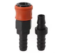 Connettore rapido pneumatico autobloccante di tipo C in acciaio plastico per utensili per compressori d'aria, accoppiamento ad aria ad alta pressione con doppio anello di tenuta, (40PH+40SH)
