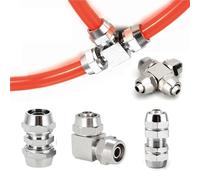 Connettore rapido pneumatico in rame nichelato for tubo flessibile OD 4 mm 6 8 10 12 14 16 mm, giunto rapido KPV KPE PM PZA 1 pz(KPE,12mm)