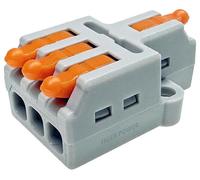 Connettore Rapido Splitter 1 Via In 3 Vie Out, 32A, 250V AC - TGR-QC-1-3