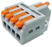 Connettore Rapido Splitter 1 Via In 4 Vie, 32A, 250V AC - TGR-QC-1-4