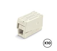 Connettore rapido Wago 9,5 x 20,4 x 15,5 mm 2,5 mm 3 conexiones [10 Unità]