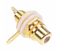 Connettore RCA Phono Presa Placcato Oro Giallo Switch Electronics MPN 483035
