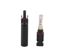 Connettore resistente alle temperature per fusibili solari Design resistente alle intemperie Strumento facile Facile fissaggio per matrici fotovoltaiche Guarnizione connettore solare con fusibili