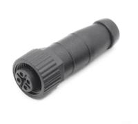 Connettore resistore terminale marino M125P maschio femmina a 5 pin con bloccaggio filettato per connettore impermeabile a goccia della spina dorsale NMEA 2000 (M12-5P femmina)