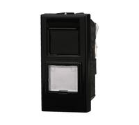 Connettore Rete Presa Dati RJ45 CAT6 Colore Nero Compatibile Con Bticino Axolute