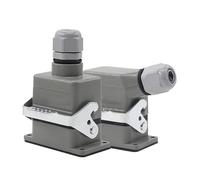 Connettore rettangolare HDC-HE-6 - Spina aeronautica impermeabile e antipolvere for automazione industriale - 500 V 16 A, 1 pz.(6p Top Line)