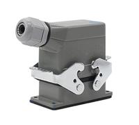 Connettore rettangolare resistente, connettore rettangolare resistente, per industria aeronautica, impermeabile, a prova di sabbia, connettore elettrico, 500 V, 16 A (femmina e maschio)