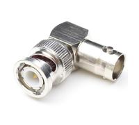 Connettore RF adattatore RF ad angolo retto da 10 pezzi BNC maschio a BNC femmina
