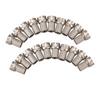 Connettore RF maschio per cavo coassiale twist-on CCTV RG6 tipo F da 20 pezzi