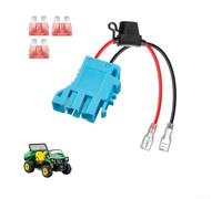 Connettore Ricambio per Ruote per Peg Perego 12V per sla Litio | Fusibile 40A incluso, protezione sovracorrente, compatibile litio 18V, installazione facile