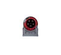 Connettore ricevitore 125A 5P 400V rosso IP67 POWER TWIST 545-6