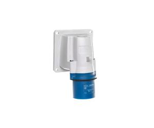 Connettore ricevitore 3P 16A 230V blu IP44 P17 057584