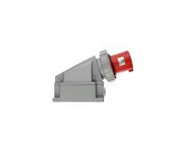 Connettore ricevitore 63A 5P 400V rosso IP67 POWER TWIST 535-6