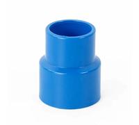 Connettore riduttore diritto in PVC da 75-32 mm/200-160 mm - Unione adesiva durevole per tubi dell'acqua - Blu/grigio/bianco (1 pezzo)(Blue,90x40mm)