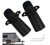 Connettore Rimorchio 7 Vie | 2 Pezzi Spina Di Rimorchio RV A 7 Pin Con Guarnizione Impermeabile IP68,Adattatore Rimovibile per Camion Barca Segnali Freni Costruzione