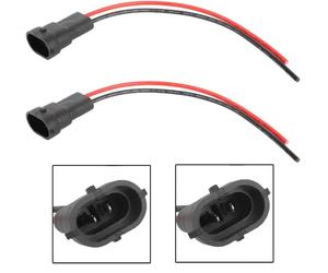 Connettore Riparazione Bulb H11 Maschio Due Cablaggio Filo Faro Anabbagliante