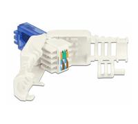 Connettore RJ-45 DeLOCK 86417 Cat6a U/UTP Blu e Bianco