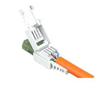 Connettore RJ45 Cat8 Cat7 Cat6A connettore Ethernet riutilizzabile senza attrezzi Internet(10PCS,CAT5E UTP Connector)