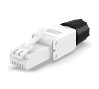 Connettore RJ45 Cat8 Cat7 Cat6A connettore Ethernet riutilizzabile senza attrezzi Internet(10PCS,CAT6A UTP Connector)