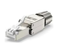 Connettore RJ45 Cat8 Cat7 Cat6A connettore Ethernet riutilizzabile senza attrezzi Internet(10PCS,CAT6A STP Connector)