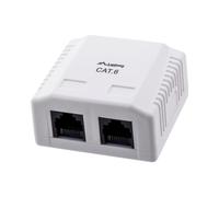 Connettore RJ45 Categoria 6 UTP Lanberg OU6-0002-W Bianco
