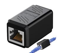 Connettore RJ45 - femmina a femmina, collegamento dati del segnale, adattatore per cavi Ethernet | per applicazioni Zone Studios, aree dispositivi, collegamenti, piani, percorsi