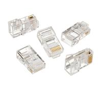 Connettore RJ45 Gembird LC-8P8C-001/100 Cat5 Dorato 100 unità