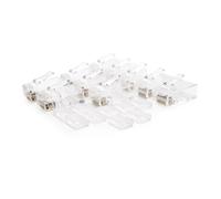 CONNETTORE RJ45 PER 8 FILI CATEGORIA 6, ideale per reti ad alta velocità, include 100 unità per busta, ottimo per garantire connessioni affidabili e stabili nei sistemi informatici.