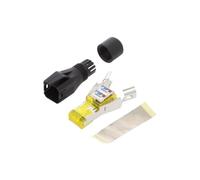 Connettore RJ45, spina, PIN il.: 8, cat: 6a, argentato 1419001