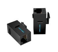 Connettore RJ45 Vention IPGB0 Cat6 UTP Nero ABS Policarbonato Resistente Connettore RJ45 Vention IPGB0 Cat6 UTP Nero ABS Policarbonato Resistente