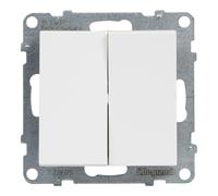 Connettore scala doppio bianco 10AX 250V morsetti SUNO 721108