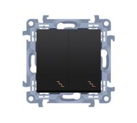 Connettore scala doppio con retroilluminazione CW6/2L.01/49