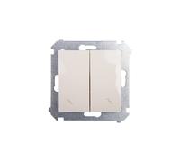 Connettore scala doppio con retroilluminazione DW6/2L.01/41