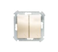 Connettore scala doppio retroilluminato Simon 54 DW6/2L.01/44