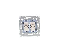 Connettore scala doppio retroilluminato Simon 54 SW6/2XLM