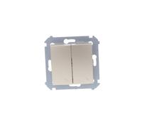 Connettore scala Simon 54 doppio oro opaco DW6/2.01/44