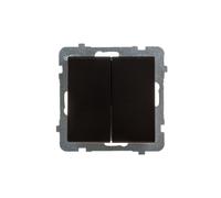 Connettore scala SONATA doppio nero metallizzato LP-10R/m/33