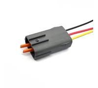 connettore sensore 6195-0009 6195-0012 Compatibile Con Mitsubishi 3P Connettore Bobina Ad Alta Tensione Motore Dell'auto Cablaggio Della Bobina Di Accensione Automatica(Male)