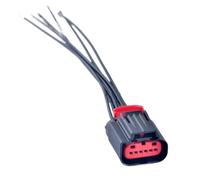connettore sensore Compatibile Con Ford Connettore A 6 Pin Per Valvola A Farfalla Del Pedale Dell'auto Spina Per Cablaggio Del Misuratore Di Portata D'aria 1438153-5 1-1419168-1(Left slot)