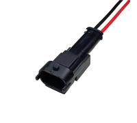 connettore sensore Connettore per iniettore Common Rail Diesel a 2 pin 1928403698 936059-1 presa per cablaggio ugello carburante auto(Male)