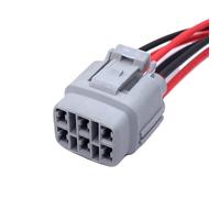 connettore sensore Connettori per cavi elettrici dei fari della pompa dell'olio per auto a 6 pin spina del cablaggio 6187-6561 6180-6771(Female)