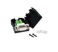 Connettore Senza Saldatura Db9 Adattatore Rs232 D-Sub da Seriale A Terminale Maschio Femmina A 9 Pin con Custodia (6 Pezzo-Maschio+6 Pezzo-Femmina)