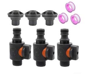 Connettore serbatoio PVC 3/4 di pollice valvola a prova di perdite (1/2 | Design a prova di perdite, valvola da 1,9 cm, PVC robusto, impedisce all'acqua di fuoriuscire, integrità del sistema