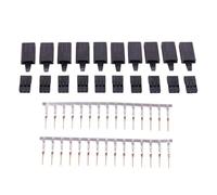 connettore servo ricevitore da 10 paia per blocco batteria quadricottero e set pin Connettore pin Segnali trasmissione Servo Blocco sicuro