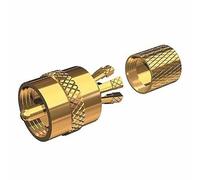 Connettore Shakespeare Centerpin PL-259-CP-G Placcato Oro Marino