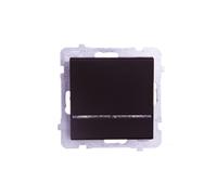 Connettore singolo retroilluminato nero SONATE LP-1RS/m/33
